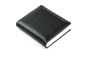 Preview: 3 Jahreskalender (vergleichend) PREMIUM LEDER SOFT GRAIN schwarz (genarbt)