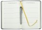 Preview: 5 Jahreskalender (vergleichend) PREMIUM LEDER SOFT GRAIN schwarz (genarbt)