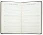 Preview: 5 Jahreskalender (vergleichend) PREMIUM LEDER SOFT GRAIN dunkelbraun (genarbt)
