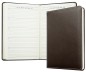 Preview: 5 Jahreskalender (vergleichend) PREMIUM LEDER SOFT GRAIN dunkelbraun (genarbt)