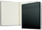 Preview: Gästebuch (gebunden) | Echtleder | SOFTGRAIN schwarz