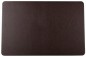 Preview: Schreibunterlage "Sekretär" 33 x 50 cm PREMIUM LEDER SOFT GRAIN dunkelbraun (genarbt)