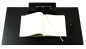 Preview: Schreibunterlage XXL 65x45 PREMIUM LEDER SOFT GRAIN schwarz (genarbt)
