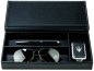 Preview: Ablagekasten mit Deckel PREMIUM LEDER SOFT GRAIN schwarz (genarbt)
