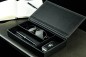 Preview: Ablagekasten mit Deckel PREMIUM LEDER SOFT GRAIN schwarz (genarbt)