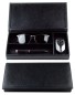 Preview: Ablagekasten mit Deckel PREMIUM LEDER SOFT GRAIN schwarz (genarbt)