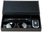 Preview: Ablagekasten mit Deckel PREMIUM LEDER SOFT GRAIN dunkelbraun (genarbt)