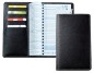 Preview: Taschenkalender mit Spiralbindung 2025 + 2026 in PREMIUM LEDER SOFT GRAIN schwarz (genarbt)