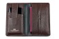 Preview: Reisebrieftasche PREMIUM LEDER SOFT GRAIN dunkelbraun (genarbt)