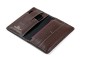 Preview: Reisebrieftasche PREMIUM LEDER SOFT GRAIN dunkelbraun (genarbt)