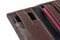 Preview: Reisebrieftasche PREMIUM LEDER SOFT GRAIN dunkelbraun (genarbt)