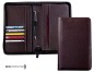Preview: Traveller Book / Reisedokumente Mappe PREMIUM LEDER SOFTGRAIN dunkelbraun (genarbt) - RFID Protected