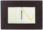 Preview: Schreibunterlage XXL 65x45 PREMIUM LEDER SOFT GRAIN dunkelbraun (genarbt)