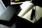 Preview: Notizbuch DIN A5 schmal (gebunden) PREMIUM SOFTGRAIN schwarz (genarbt)