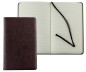 Preview: Notizbuch DIN A5 schmal (gebunden) PREMIUM SOFTGRAIN dunkelbraun (genarbt)