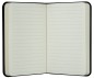 Preview: Notizbuch Pocket Format (gebunden) | Echtleder | SOFTGRAIN schwarz