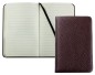 Preview: Pocket Notizbuch (gebunden) PREMIUM LEDER SOFT GRAIN dunkelbraun (genarbt)