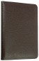 Preview: Adressbuch DIN A6+ (gebunden) | Echtleder | SOFTGRAIN dunkelbraun