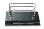 Preview: Briefständer mit Stifteablage PREMIUM LEDER SOFT GRAIN schwarz (genarbt)