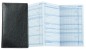 Preview: Leporello Faltkalender deutsch 2026 PREMIUM LEDER SOFT GRAIN schwarz (genarbt)