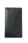 Preview: Leporello Faltkalender deutsch 2026 PREMIUM LEDER SOFT GRAIN schwarz (genarbt)