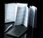 Preview: Leporello Faltkalender deutsch 2026 PREMIUM LEDER SOFT GRAIN schwarz (genarbt)