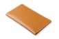 Preview: Leporello Faltkalender deutsch 2025 + 2026 - PREMIUM LEDER SOFT GRAIN hellbraun (genarbt)