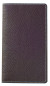 Preview: Leporello Faltkalender deutsch 2027 PREMIUM LEDER SOFT GRAIN dunkelbraun (genarbt)
