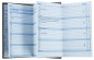 Preview: Leporello Faltkalender deutsch 2027 PREMIUM LEDER SOFT GRAIN dunkelbraun (genarbt)