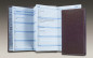 Preview: Leporello Faltkalender deutsch 2027 PREMIUM LEDER SOFT GRAIN dunkelbraun (genarbt)