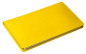 Preview: Leporello Faltkalender deutsch 2027 PREMIUM LEDER SOFT GRAIN gelb (genarbt)
