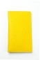 Preview: Leporello Faltkalender deutsch 2026 PREMIUM LEDER SOFT GRAIN gelb (genarbt)