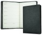 Preview: Kalenderbuch DIN A5 für das Jahr 2027 PREMIUM LEDER SOFTGRAIN schwarz (genarbt)