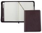Preview: RV-Notizbuch mit Tablet Computer Fach PREMIUM LEDER SOFTGRAIN dunkelbraun (genarbt)
