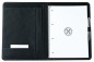 Preview: Schreibmappe DIN A4 mit Collegeblock PREMIUM SOFTGRAIN schwarz (genarbt)