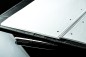 Preview: Schreibmappe DIN A4 mit Collegeblock PREMIUM SOFTGRAIN schwarz (genarbt)