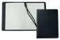 Preview: Notizbuch DIN A4+ (auswechselbar) PREMIUM LEDER SOFTGRAIN schwarz (genarbt)