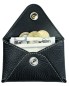Preview: Night Out Wallet / Mini Börse / Kartenetui PREMIUM LEDER SOFTGRAIN schwarz (genarbt)