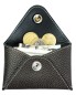 Preview: Night Out Wallet / Mini Börse / Kartenetui PREMIUM LEDER SOFTGRAIN dunkelbraun (genarbt)