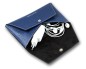 Preview: Zubehörtasche SMALL für Macbook & iPad PREMIUM LEDER SOFT GRAIN blau