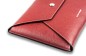 Preview: Zubehörtasche BIG für Macbook PREMIUM LEDER SOFT GRAIN rot