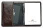Preview: Memoblock DIN A7 PREMIUM LEDER VINTAGE Anilin marronebraun