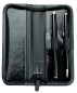 Preview: RV-Schreibgeräteetui PREMIUM LEDER VINTAGE Anilin schwarz