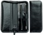 Preview: RV-Schreibgeräteetui PREMIUM LEDER VINTAGE Anilin schwarz
