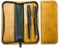 Preview: RV-Schreibgeräteetui PREMIUM LEDER VINTAGE Anilin cuoiobraun