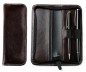 Preview: RV-Schreibgeräteetui PREMIUM LEDER VINTAGE Anilin marronebraun