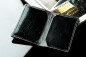 Preview: Visitenkartenetui PREMIUM LEDER VINTAGE Anilin schwarz