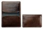 Preview: Visitenkartenetui PREMIUM LEDER VINTAGE Anilin marronebraun