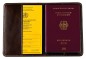 Preview: Reisepass / Impfausweis Etui PREMIUM LEDER VINTAGE Anilin marronebraun