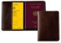 Preview: Reisepass / Impfausweis Etui PREMIUM LEDER VINTAGE Anilin marronebraun